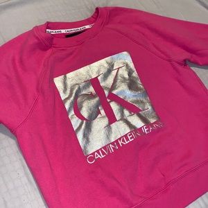 Pink Calvin Klein Pullover Sweater